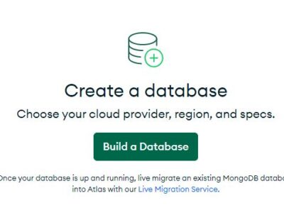 Crear base de datos MongoDB